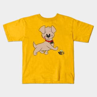 My Dog Stepped On A Bee! (With No Words) Kids T-Shirt